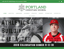 Tablet Screenshot of portlandchristian.org